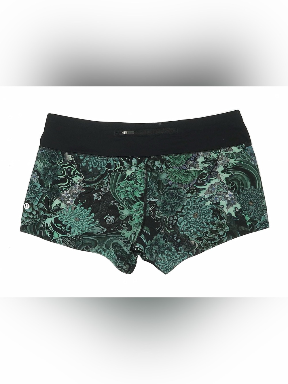 🦄 RARE Lululemon Floral Racerback Bra & Speed Up Shorts Set Sz 12/10 Collectors - Picture 4 of 14